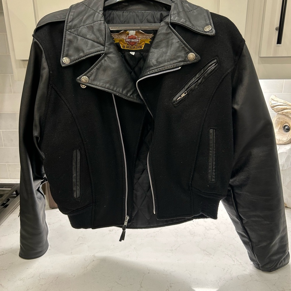 Women’s  Leather Harley Davidson Jacket